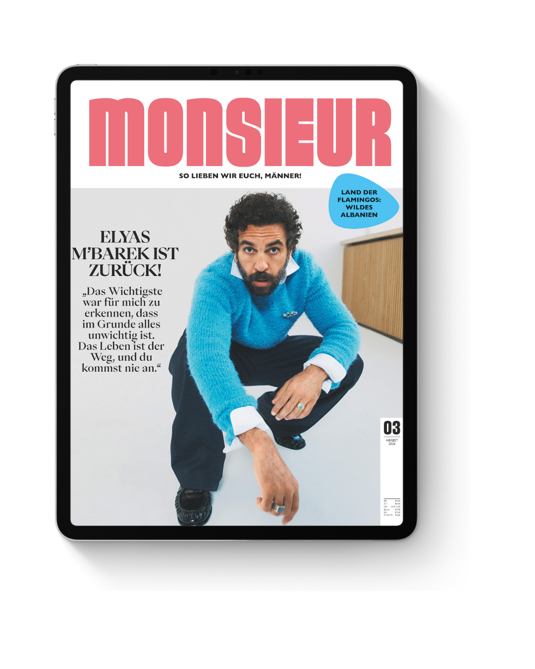 Aktuelle Ausgabe MONSIEUR (digitales Produkt)